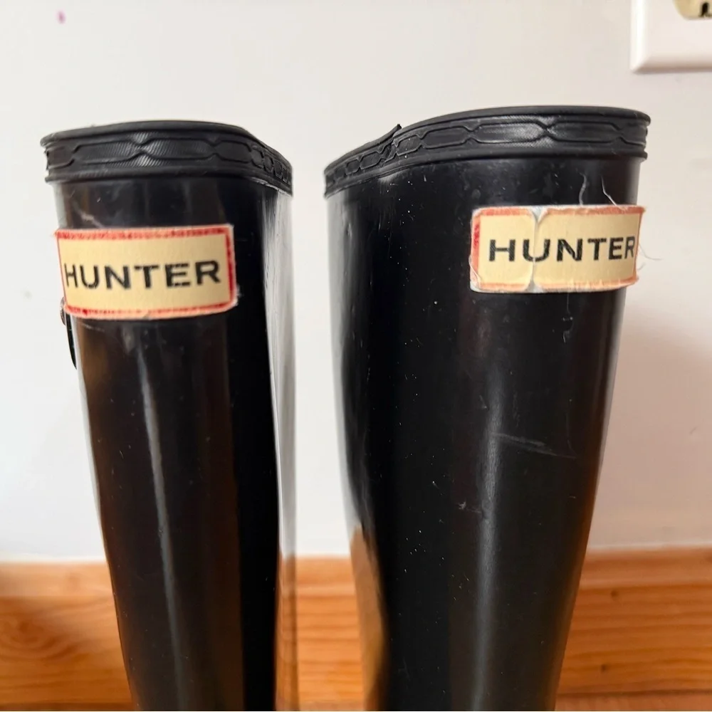 Hunter Big Kids Original Gloss Rain Boots | Size 3